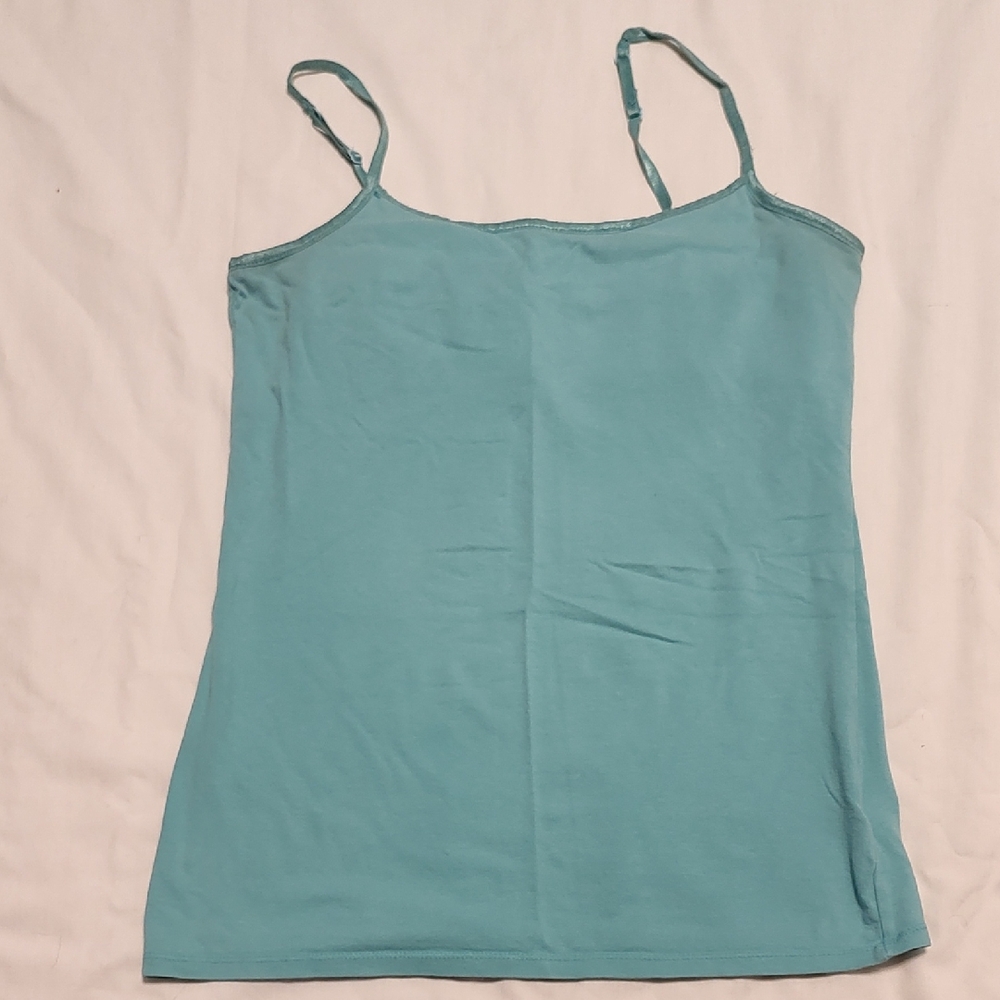 SO Perfect Cami Light Teal Spaghetti Strap Women's Tank Top
